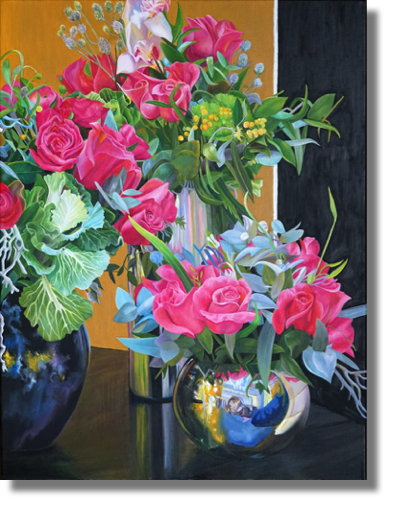 Mexican Roses
oil on canvas
46 x 61 cm